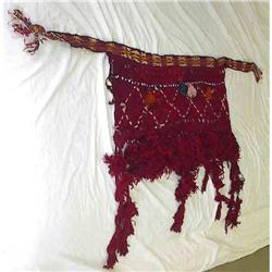 Turkoman Horse Collar net kilim- Purple #1232641