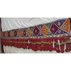 Turkoman long 100% hand stitched yurt purdah #1232642