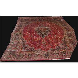 13' x 10' H/W Persian Red Mashad rug- NEW #1232644