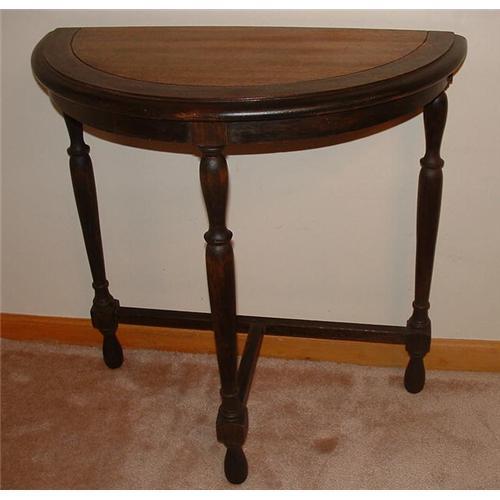 Antique Kiel Furniture Co. Half Moon Side Table1232650