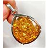 Image 1 : Showy BALTIC Amber Sterling Pendant #1232711