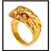 Image 1 : 19 GRAM EAGLE DESIGN RING WITH DIAMONDS #1245407