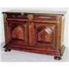 Image 1 : 111 - 19th C Walnut French Cabinet w/Bun Feet #1245733