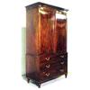 Image 1 : NL100 - English Mahogany Linen Press #1245748