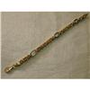 Image 1 : Estate 14K YG Gold Solid Square Link Bracelet #1245937