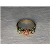 Image 1 : 14K Diamond Sapphire Emerald Ruby Floral Band #1245952