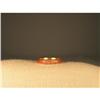 Image 1 : Hidalgo Silver Textured Salmon Insert Band Ring#1245978