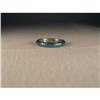 Image 1 : Hidalgo Silver Metallic Blue Insert Band Ring #1245982