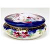 Image 1 : Old Japanese Nippon Cobalt Blue Powder Box Mk #1246163