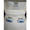 Image 1 : porclain cufflink, "royal copenhagen"!  #1246301