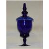 Image 1 : Cobalt Blue Covered Dish  #1246376