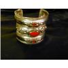 Image 1 : Wonderful Afghan Inlaid Bracelet Carnelian #1246452