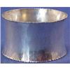 Image 1 : German Sterling silver Hammered Napkin Ring #1249327