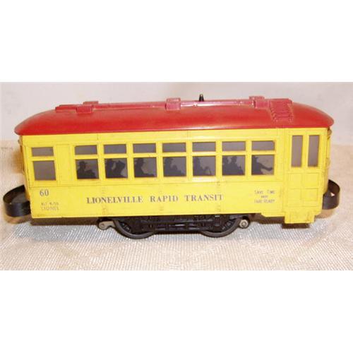 Lionel 027 Gauge 60 Trolley Car 1249505