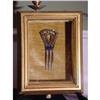 Image 1 : Framed Victorian Celluloid Comb with Stones #1249514