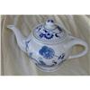 Image 1 : Blue Danube Blue and White Porcelain Teapot #1249823