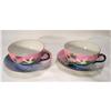 Image 1 : 2 Cups and Plates painted by hands #1249990