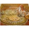 Image 1 : FEDERAL GLASS SNACK TRAY SET  IN BOX #1250064