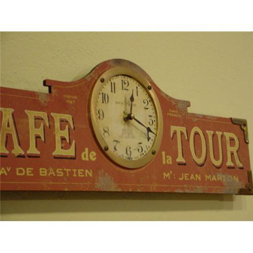 French wall clock Cafe de la Tour 1250173