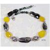 Image 1 : Faceted Snake Agate Chalcedony Sterling #1254183