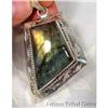 Image 1 : Superb~Natural Labradorite Silver Pendant ~26 #1254357