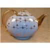 Image 1 : HALL GL Hook Cover Teapot 0749 STARS Blue 1940s#1254413