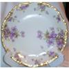 Image 1 : Violet Decorated Limoges Large Charger #1254709