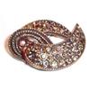 Image 1 : Kramer Smokey Rhinestone Brooch #1254878