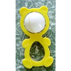 50's Plastic BABY Rattle*Tiny Bear #1268578