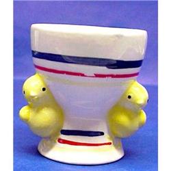 Hand Painted FIGURAL EGGCUP EGG CUP #1268584