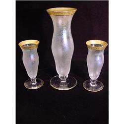 3 Piece Etched Glass Parfait Set #1268700