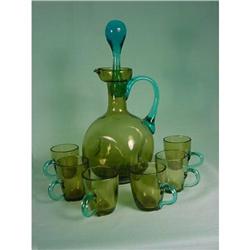 Blown Glass Liqueur Set #1268867