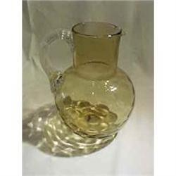 Beautiful Amber Colored Pitcher #1268882