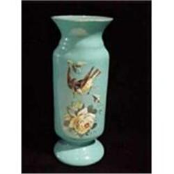 Blue Milk Glass Vase #1268888