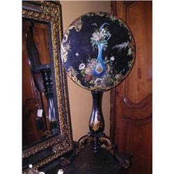 Napoleon III Tilt Top Painted Table #1268931