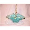 Image 1 : Venetian Murano Glass Handled Basket #1269010