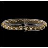 Image 2 : 14KT Yellow Gold 2.23 ctw Diamond Tennis Bracelet