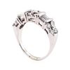 Image 4 : 1.10 ctw Diamond Ring - 18KT White Gold