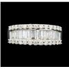 Image 2 : 1.95 ctw Diamond Band - 14KT White Gold