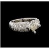 Image 1 : 14KT White Gold 1.93 ctw Diamond Ring