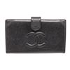 Image 1 : Chanel Black Caviar Leather Timeless French Purse Wallet
