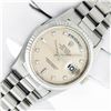 Image 7 : Rolex Mens 18k White Gold President Day-Date Silver Diamond Dial 36mm Wristwatch