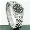 Image 7 : Rolex Mens Stainless Steel 36mm Black Diamond Dial Datejust Wristwatch With Role