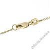 Image 7 : 14kt Yellow Gold 1.22 ctw Diamond and Sapphire Tear Drop Dangle Pendant Necklace