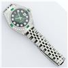 Image 6 : Rolex Ladies Stainless Steel 26MM Green Vignette Diamond Datejust Wriswatch