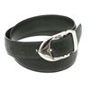 Image 2 : Louis Vuitton Green Taiga Leather Classique Belt 80