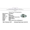 Image 2 : 5.63 ct.Natural Pear Cut Aquamarine