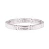 Image 1 : Cartier Mallion Panthere Wedding Band - 18KT White Gold