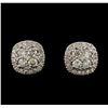 Image 1 : 2.20 ctw Diamond Earrings - 14KT White Gold