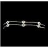 Image 1 : 1.25 ctw Diamond Bracelet - 14KT White Gold